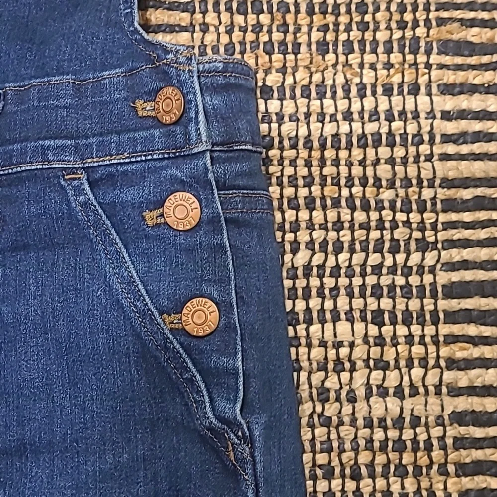 MADEWELL SKINNY JEAN OVERALLS - Picture 4 of 11